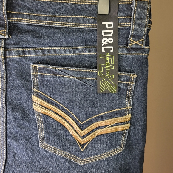 NWT PD&C Flx Slim Fit Denim Jeans size 34x32 - Picture 3 of 10